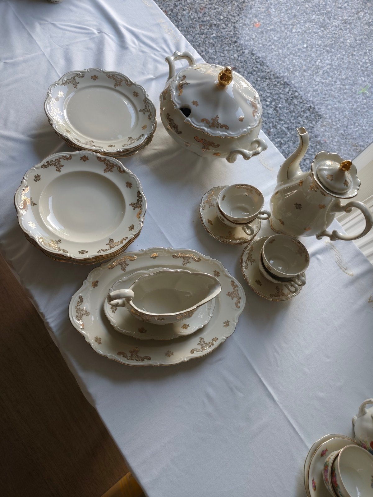 Compleet 4 delig servies, Antiek en Kunst, Ophalen