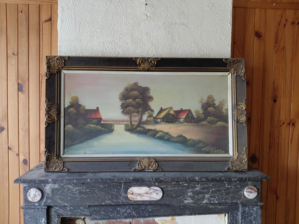 Lot de 2 tableaux vintage