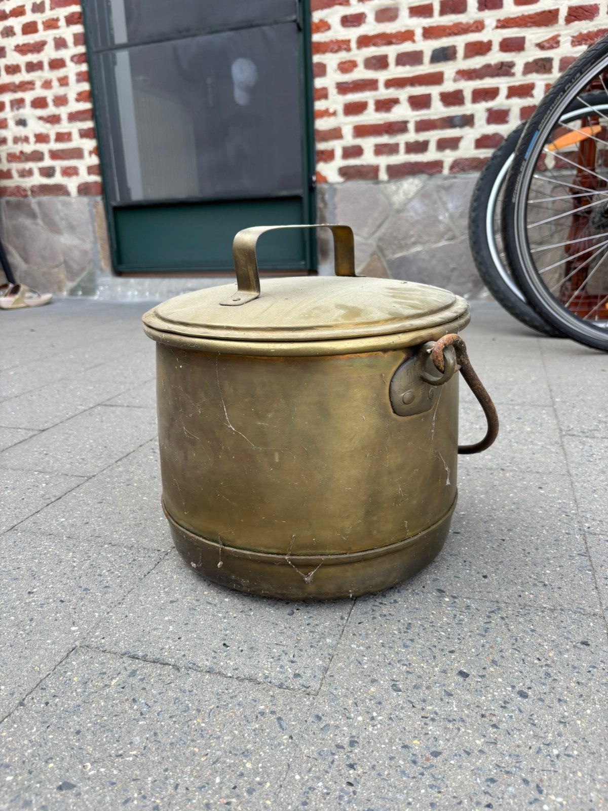 Koperen kookpot, Ophalen, Koper