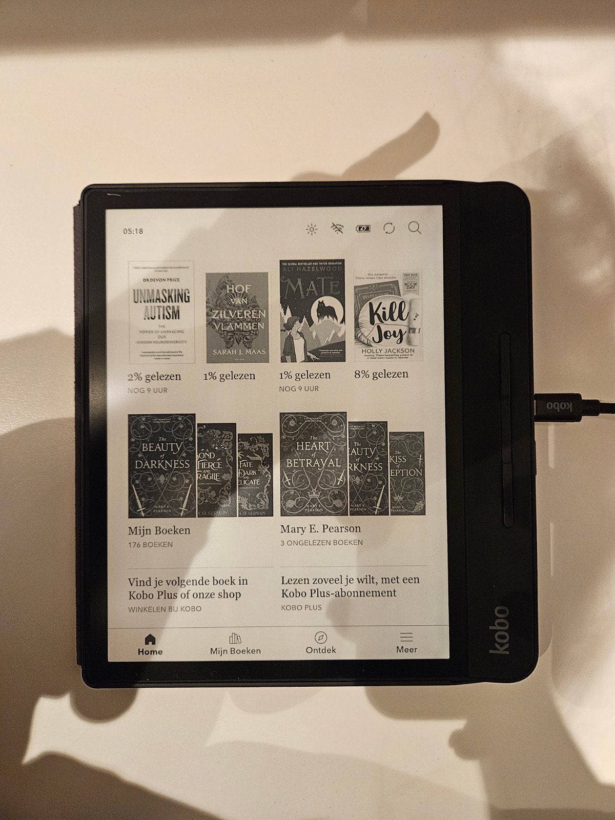 kobo libra h20 - 8gb, Ophalen, Gebruikt, 8 GB, Kobo