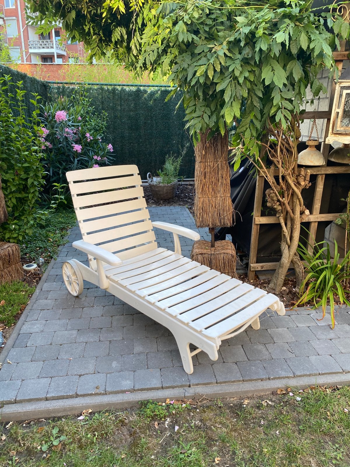 Luxueuze ligbed van hoogsttande kwaliteit vanTiffany ketler, Tuin en Terras, Ophalen, Zo goed als nieuw