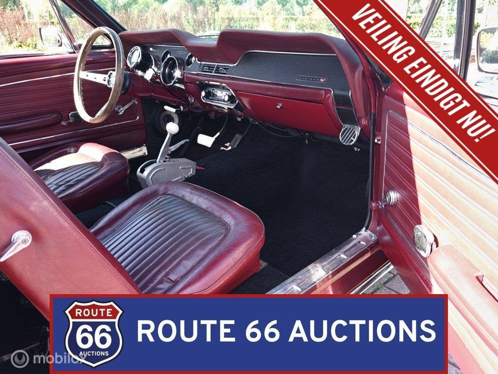 Ford Mustang Hardtop C-Code | 1968 | Route 66 Auctions, Autos, Achat, Entreprise, Boîte manuelle, Autre carrosserie
