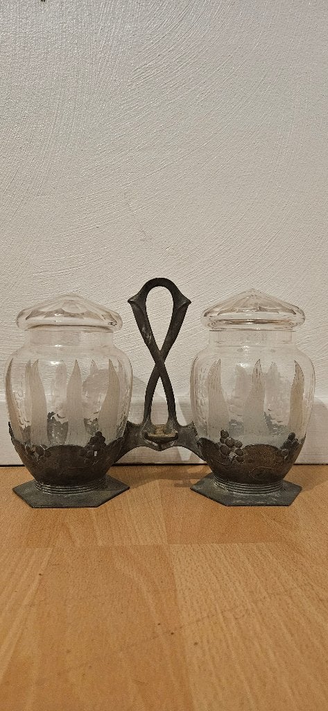 Art Nouveau dubbele tafelset, Antiek en Kunst, Ophalen