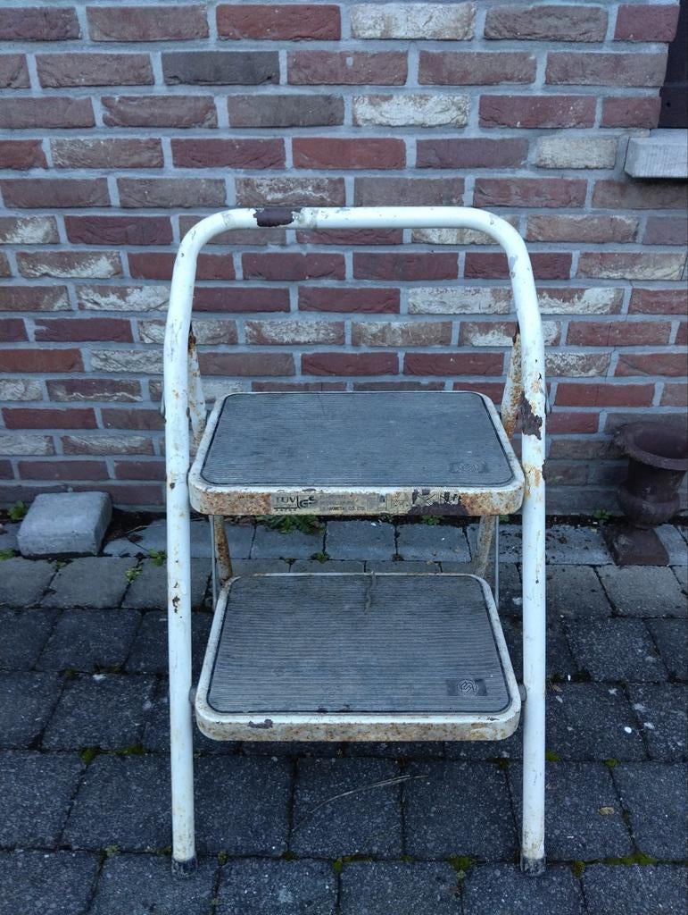 Trapladdertje, Doe-het-zelf en Bouw, Ladders en Trappen, Ophalen, Gebruikt, Ladder, Opvouwbaar of Inschuifbaar