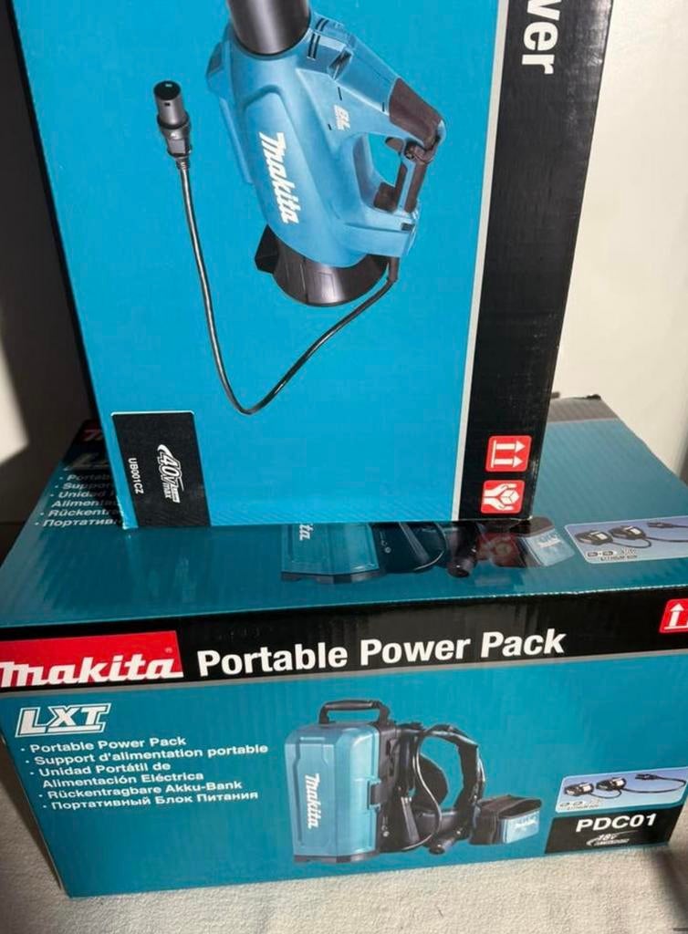 Nieuwe originele makita powerpack + bladblazer, Tuin en Terras, Bladblazers, Zo goed als nieuw, Ophalen of Verzenden