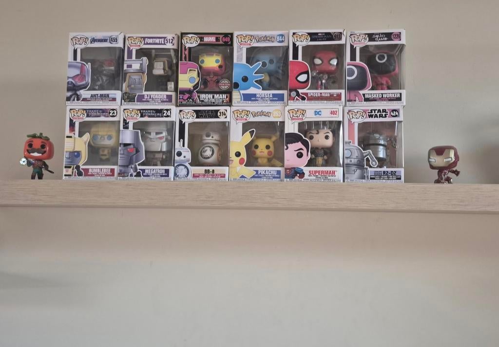 Diverse Funko Pop! verzameling, Ophalen