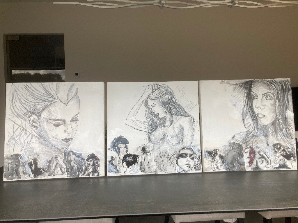 Schilderij 3-luik, Ophalen