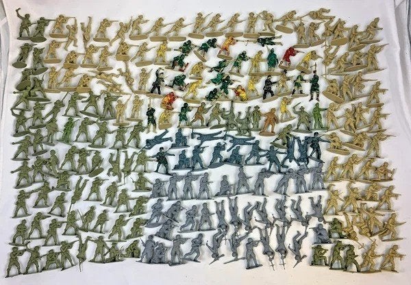 Airfix 1:32 Collection de 200 soldats de la Seconde Guerre m, Comme neuf, Autres types, 1:32 à 1:50, Envoi