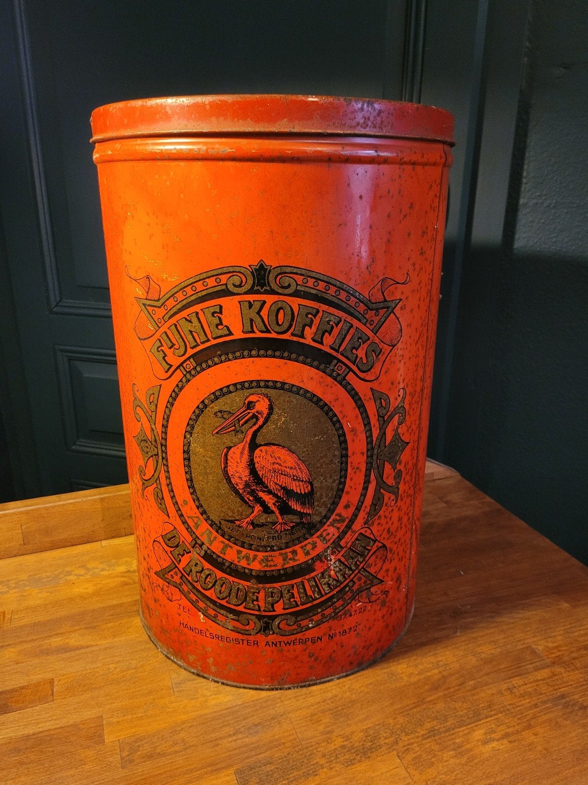 Ancienne boîte de collection XXL Le Pelican Rouge fr/nl, Collections, Enlèvement ou Envoi