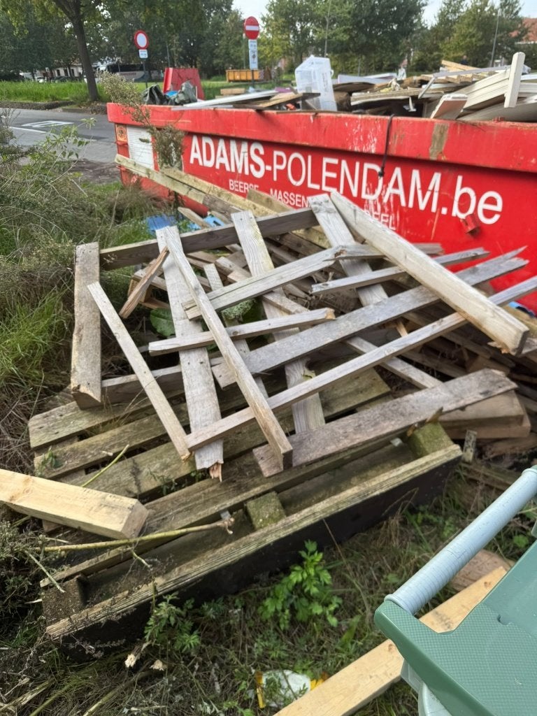Palletten / pallethout, Ophalen
