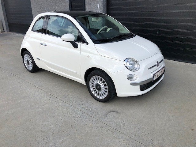 Fiat 500 Hatchback, Auto's, Voorwielaandrijving, Euro 5, Stof, Wit