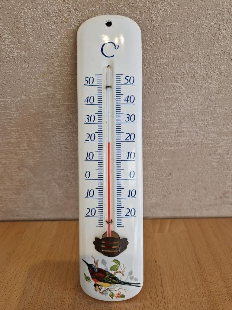 Emaille thermometer, Antiek en Kunst, Ophalen of Verzenden