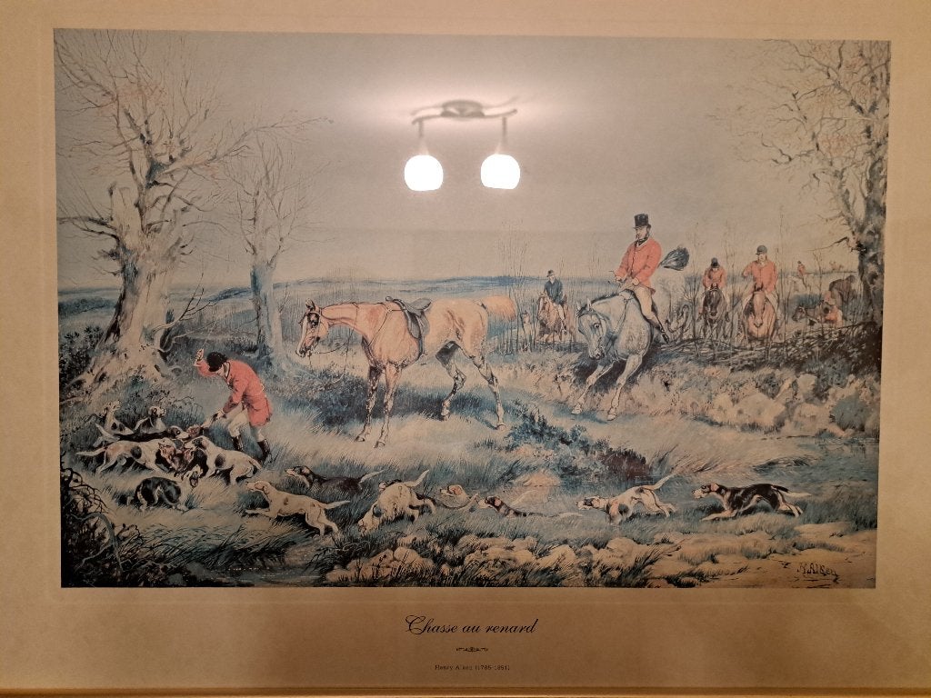 Litho henri Alken, Ingelijst, Ophalen, Dieren en Natuur