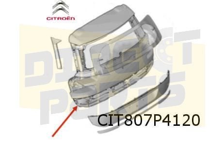 Citroën C4 Grand SpaceTourer achterklep (electrisch open/dic, Neuf, Arrière, -, Haillon arrière