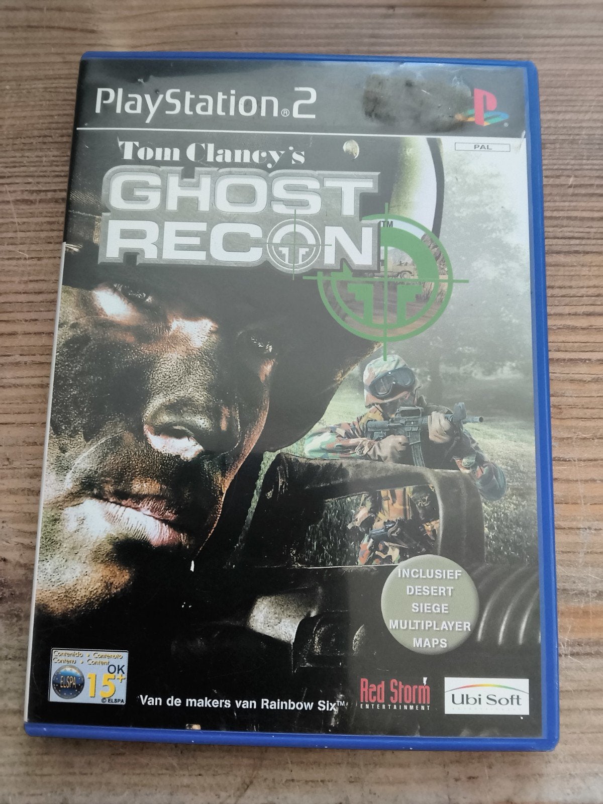 Tom Clancy's Ghost Recon pour PlayStation 2, Shooter, 2 joueurs, À partir de 12 ans, Comme neuf