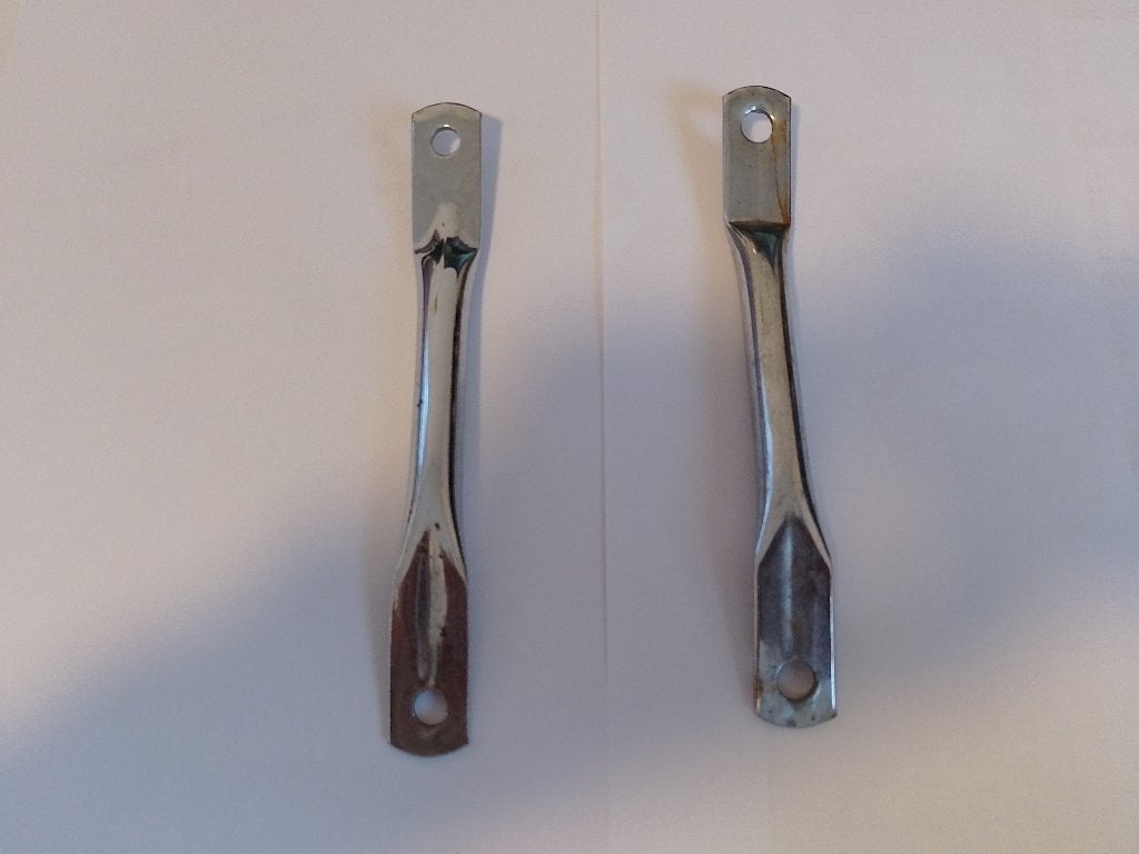 PATTES DE FIXATION CHROMEES FLANDRIA RECORD 5 SPECIAL, Vélos & Vélomoteurs, Enlèvement, Neuf, Pot d'échappement, Autres marques