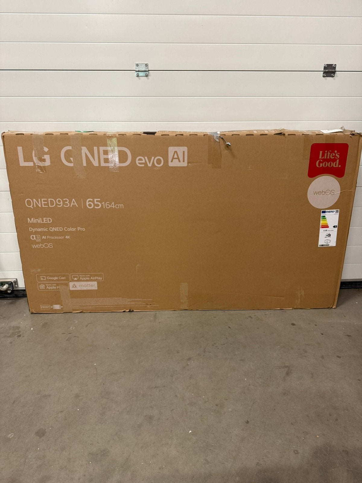 LG 65" QNED93 Mini-led EVO 4K (2025) Smart TV, Audio, Tv en Foto, Televisies, Ophalen, LED, Nieuw, 4k (UHD)