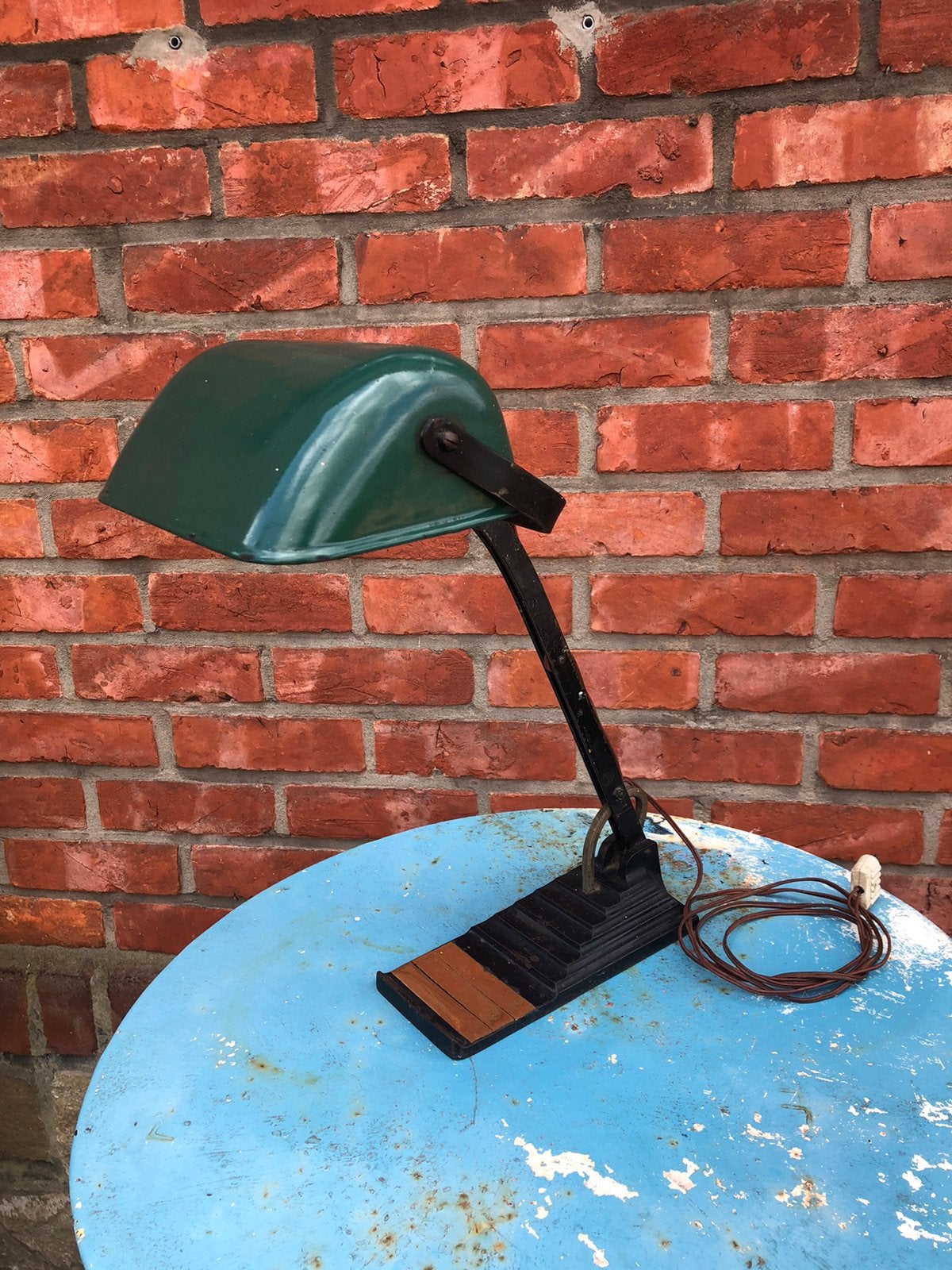 Art deco bureau lamp erpe ?, Antiek en Kunst, Ophalen of Verzenden