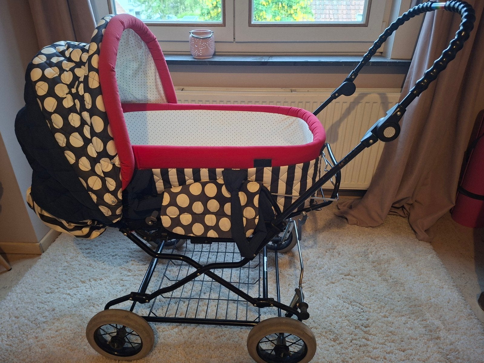 Kinderwagen om te vormen tot buggy, rood/wit/blauw, Enfants & Bébés, Poussettes & Combinaisons, Enlèvement, Poussette