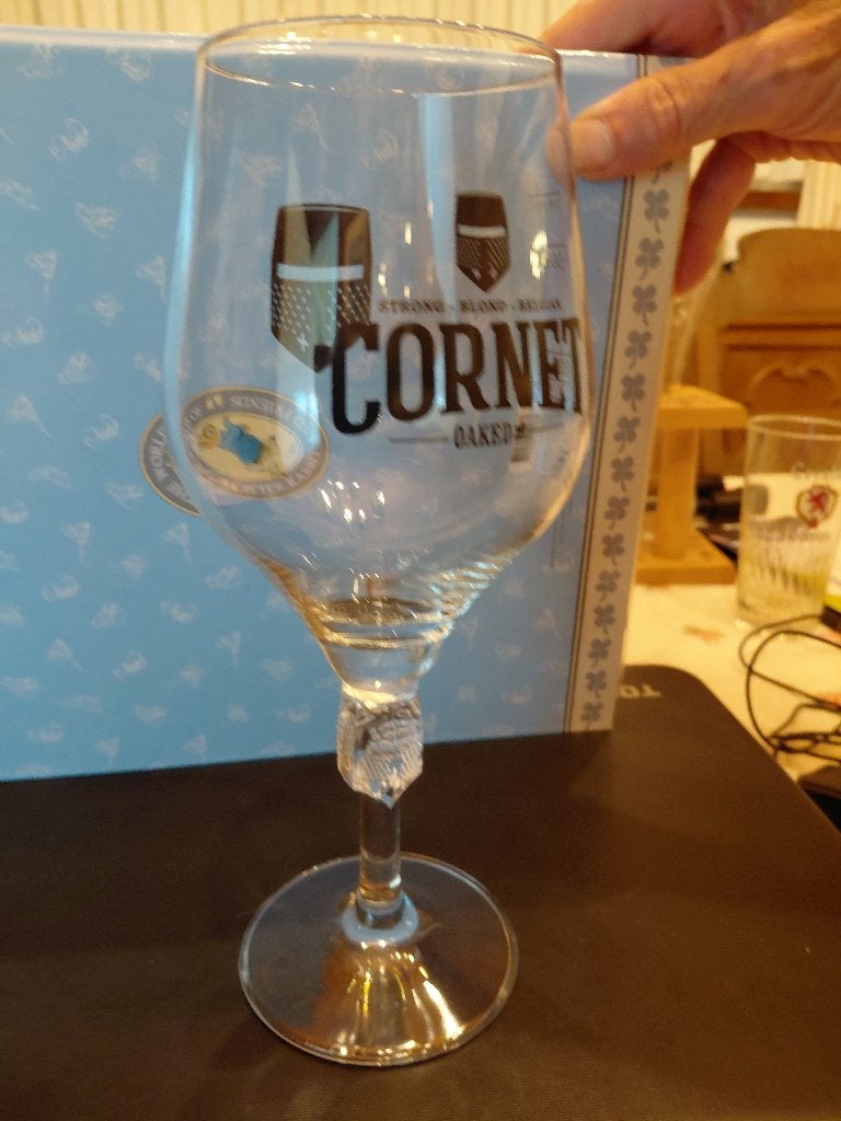 Cornet bierglas., Verzamelen, Ophalen, Zo goed als nieuw