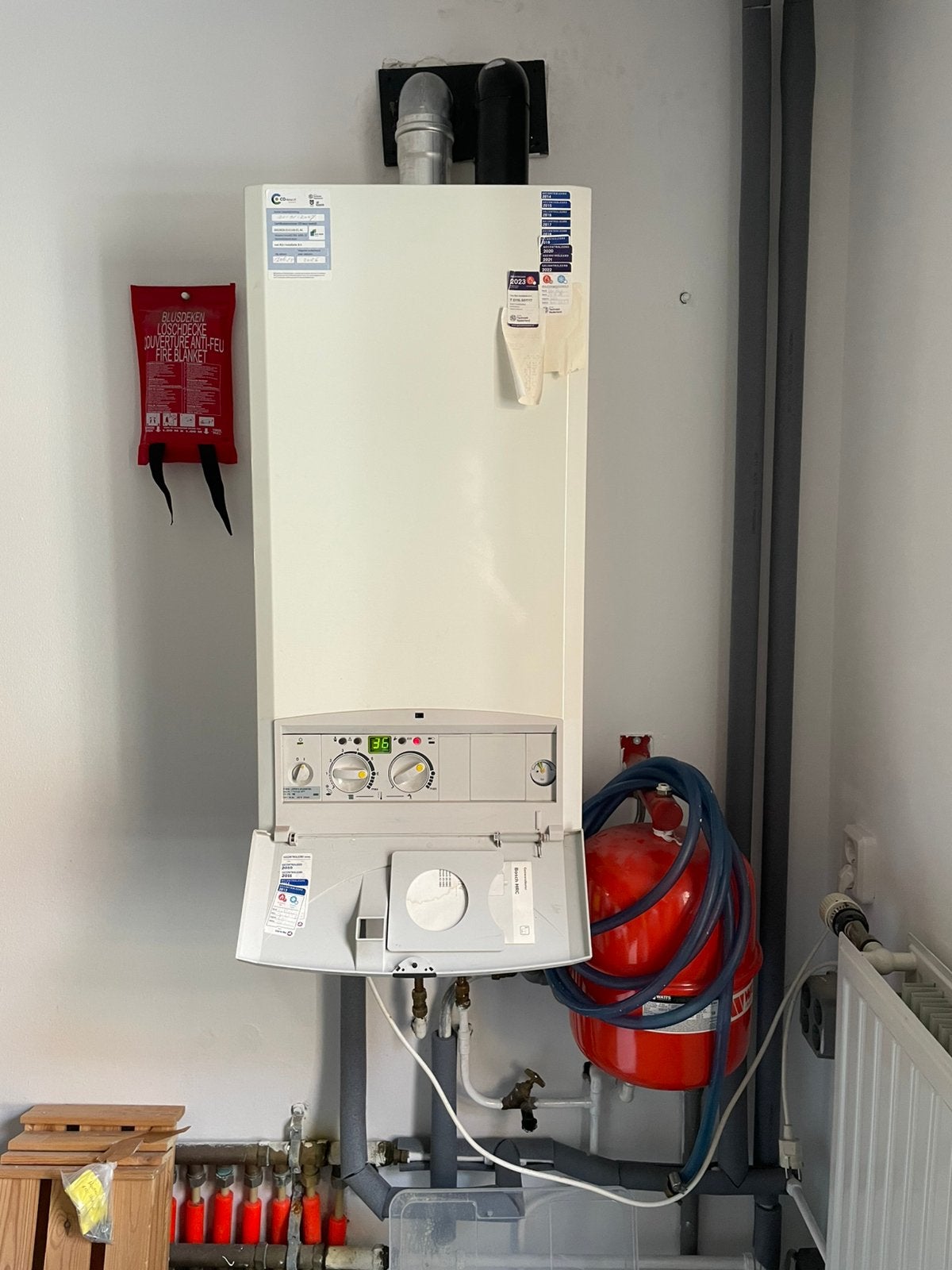 Bosch HRC35 CV ketel, Ophalen, Gebruikt, Aardgas, Ouder dan 10 jaar