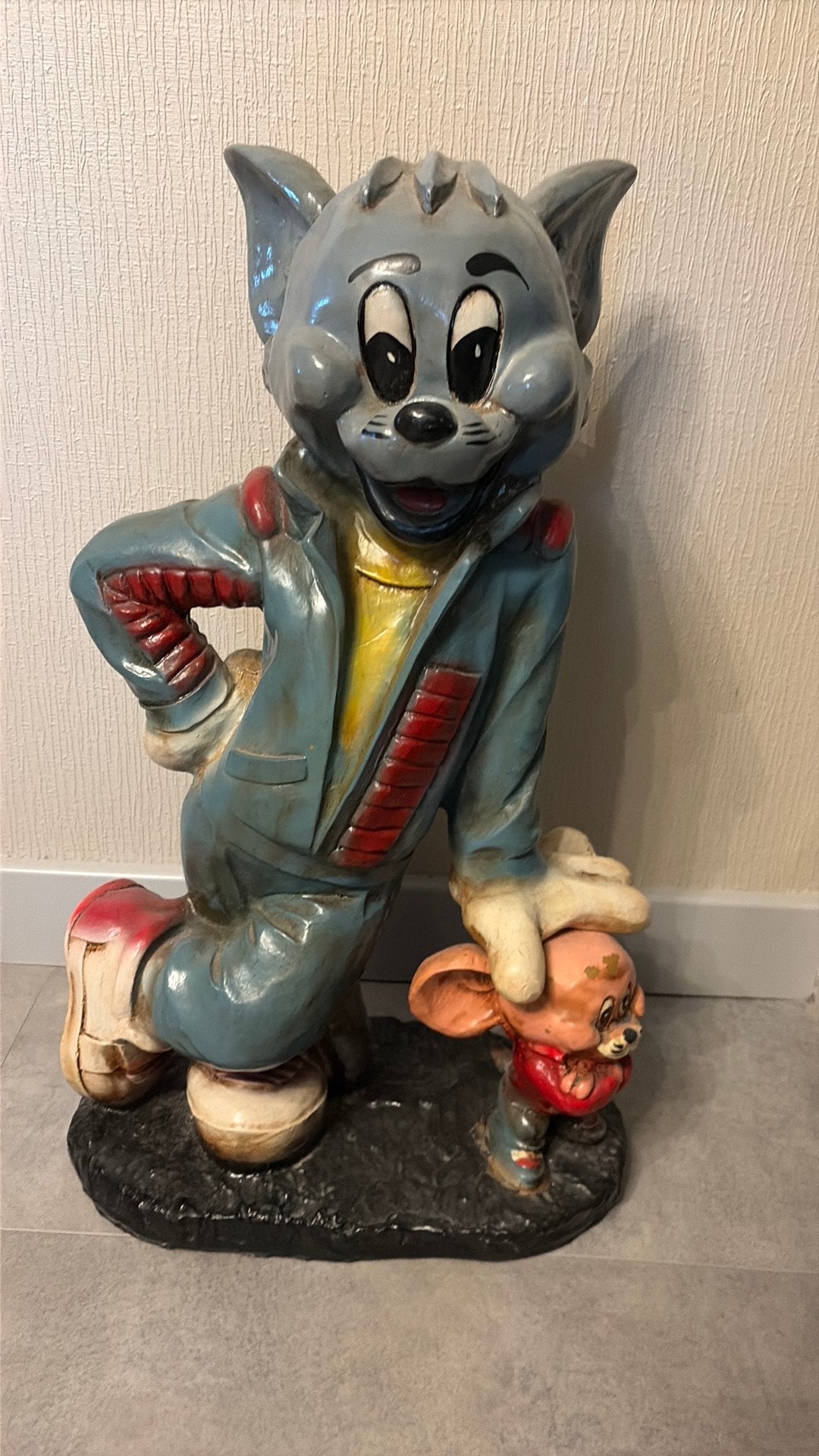 Tom and Jerry standbeeld, Verzamelen, Ophalen, Gebruikt, Fantasy