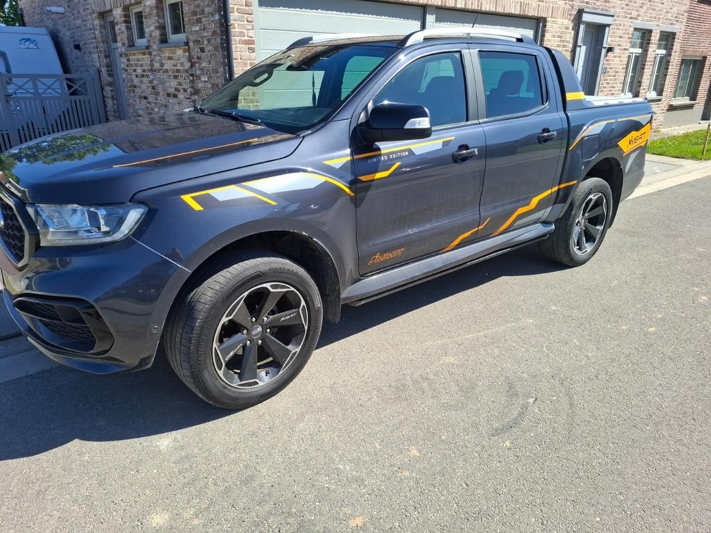 Ford ranger msrt, Auto's, Automaat, Zwart, Zwart, Leder