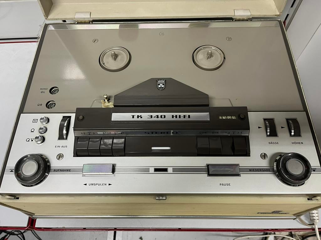 GRUNDIG TK 340 Hifi bandrecorder- stereo, Audio, Tv en Foto, Ophalen, Bandrecorder