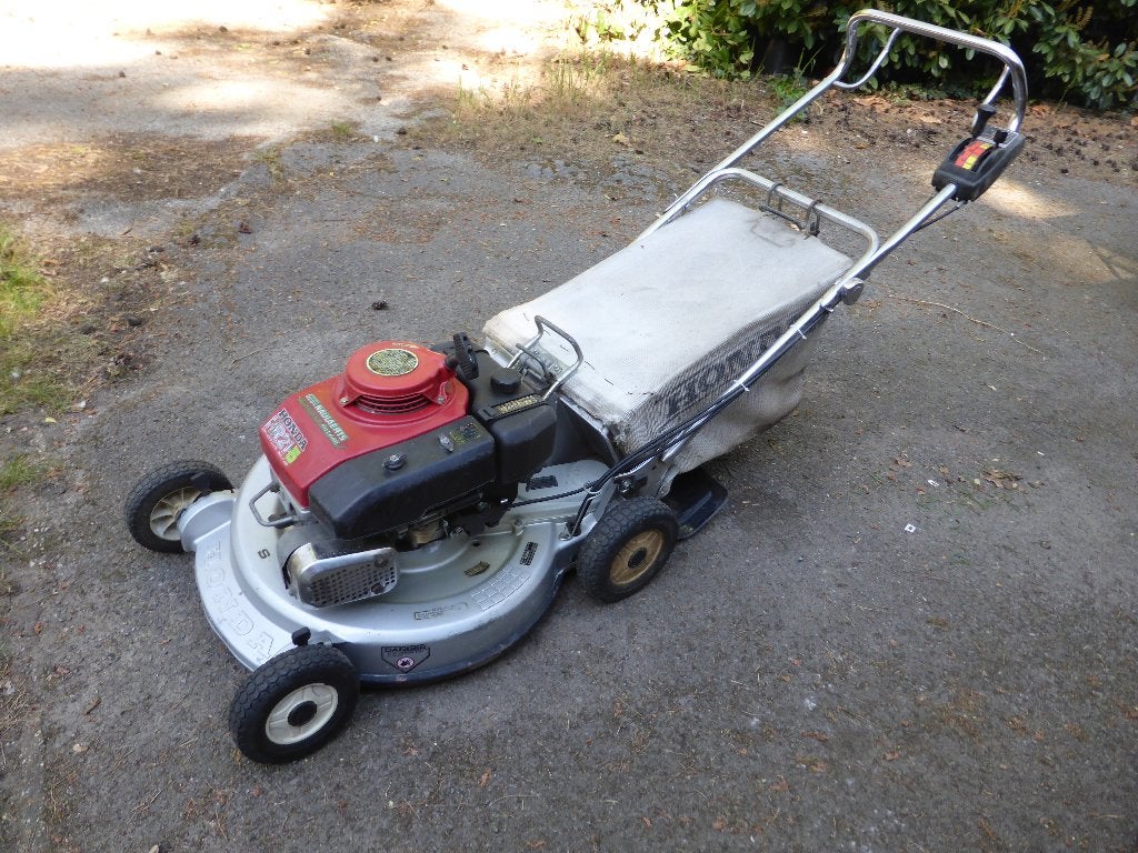 grasmaaier zelftrekker honda HR21-5 met versnellingen + zak, Ophalen, Honda, Gebruikt, Versnellingen