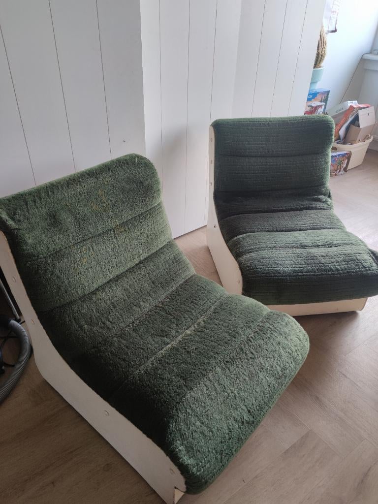 Vintage zeteltjes, Huis en Inrichting, Ophalen, Gebruikt, Stof, Retro vintage