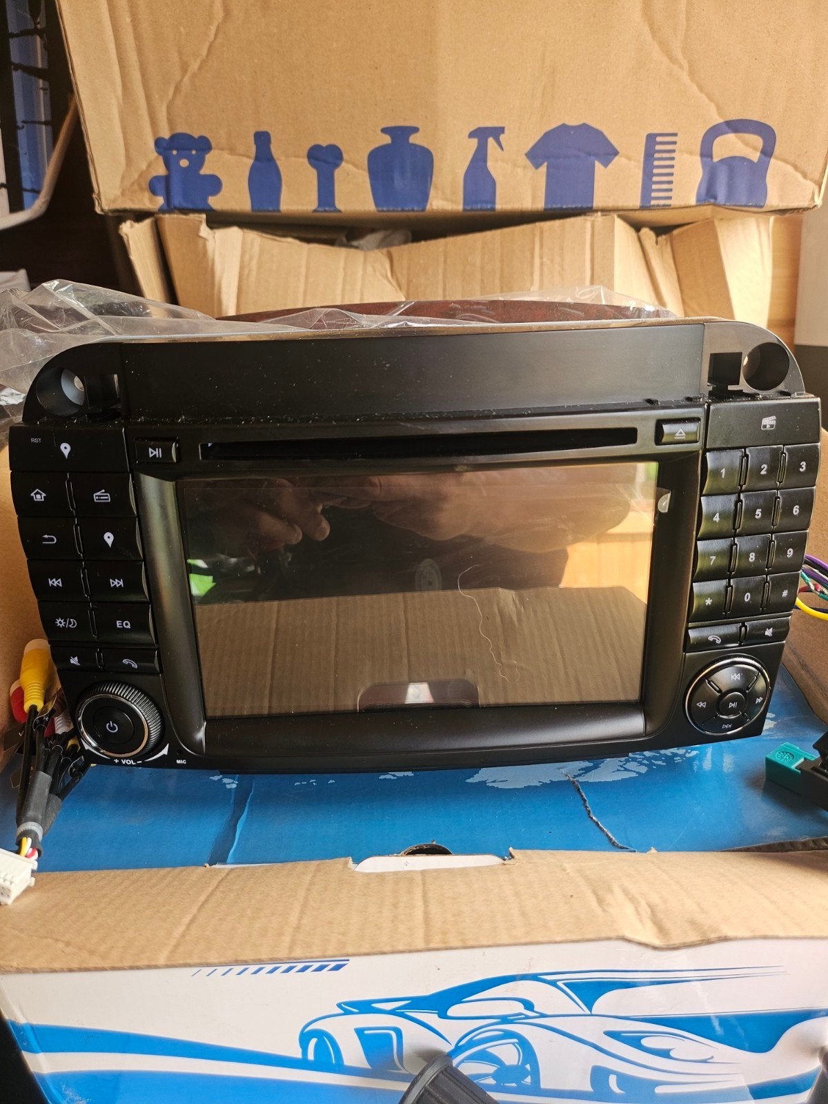 Android GPS-autoradio voor Mercedes S-Klasse W220/CL C215, Auto diversen, Ophalen