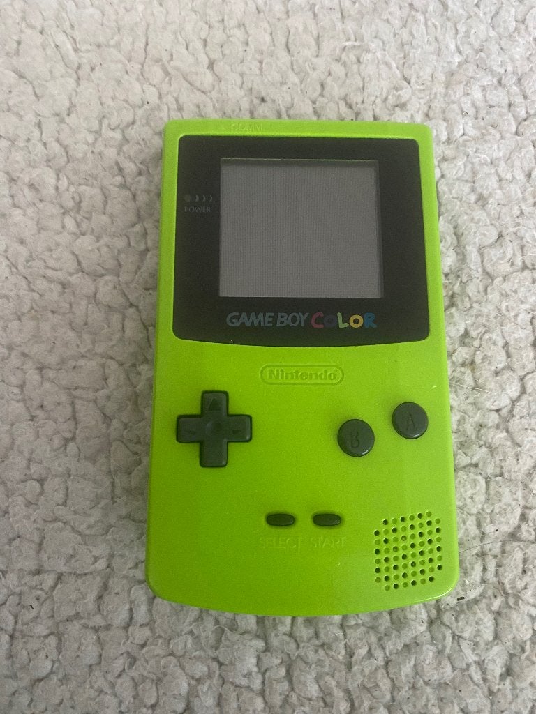 Nintendo gameboy color groen, Games en Spelcomputers, Spelcomputers | Nintendo Game Boy, Verzenden, Zo goed als nieuw, Game Boy Color
