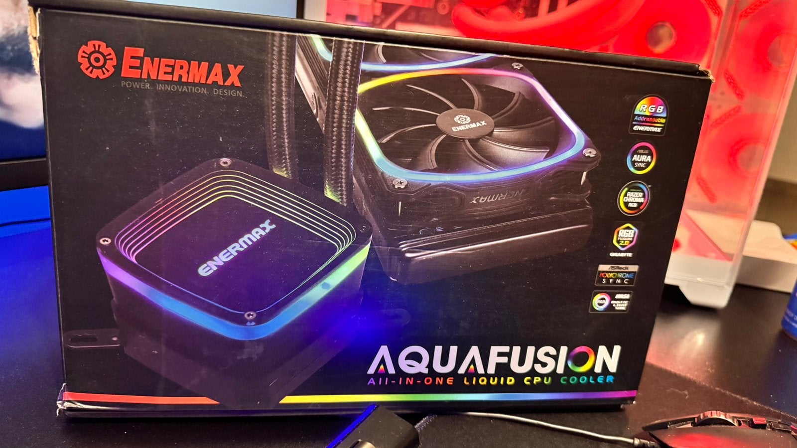 Enermax Aquafusion 240 RGB Waterkoeling – €70, Computers en Software, Ophalen, Zo goed als nieuw