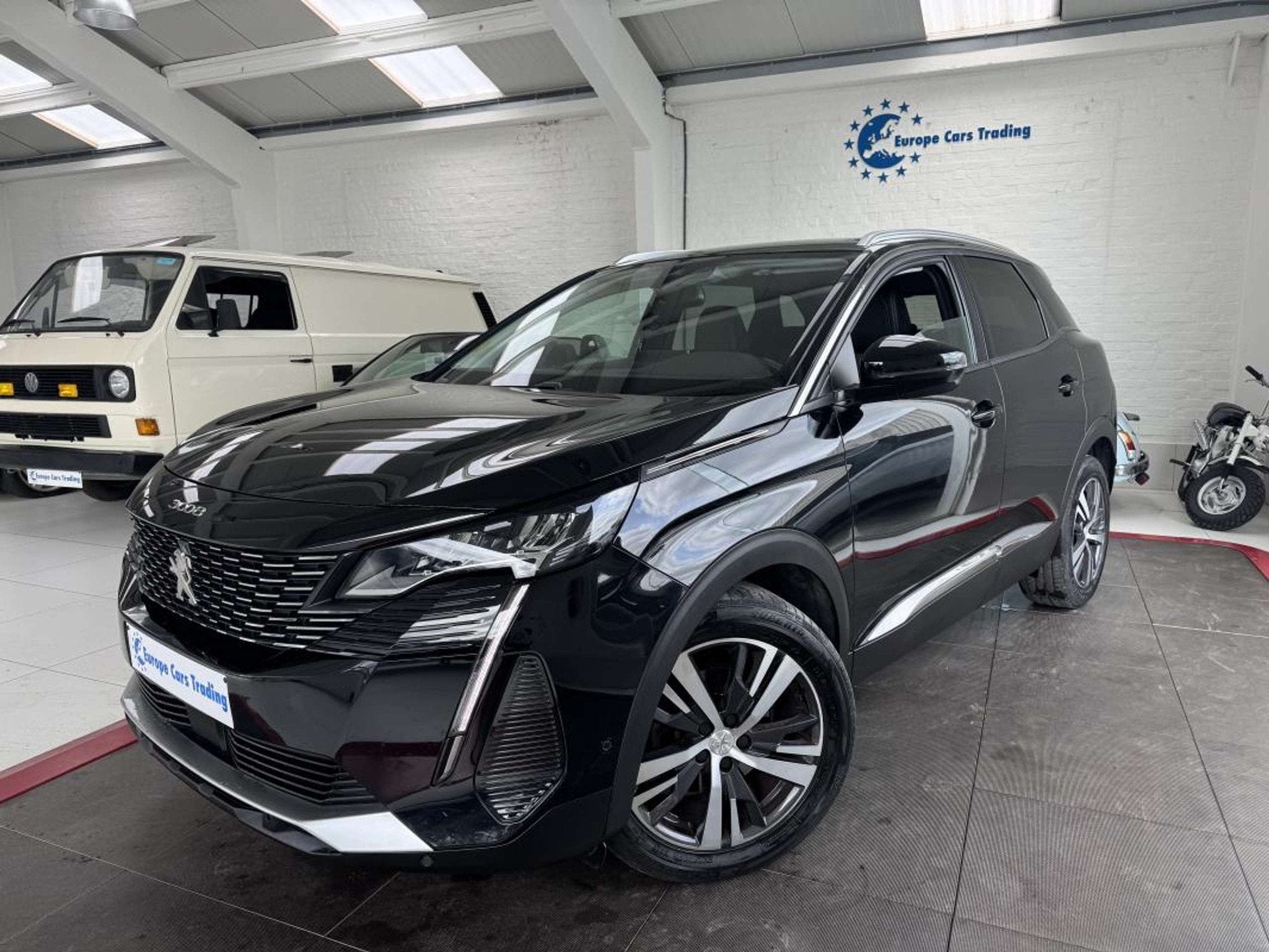 Peugeot 3008 1.5HDI 130Ch ALLURE 1ÈRE MAIN BOITE AUTO GPS G, Auto's, Automaat, Gebruikt, Zwart, Zwart