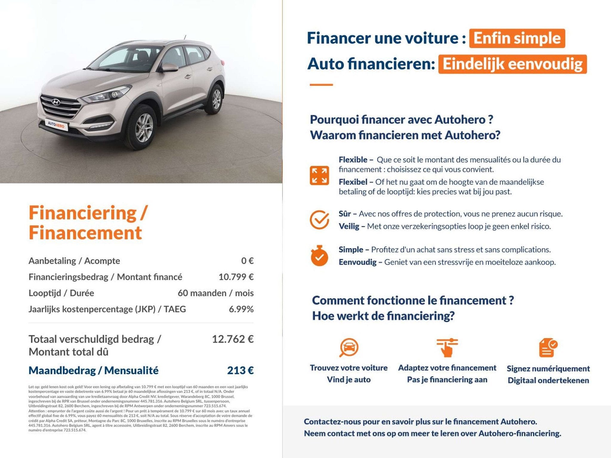 Hyundai Tucson 1.6 Advantage blue 2WD (bj 2016), Auto's, Voorwielaandrijving, Gebruikt, 1591 cc, https://public.car-pass.be/vhr/161b1dc6-bcfd-4d00-ac8c-f7e5e935f173