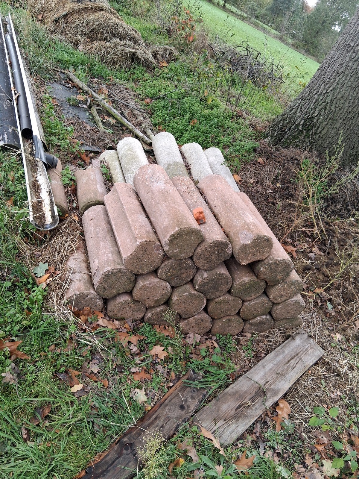 betonnen pilasters, Tuin en Terras, Ophalen