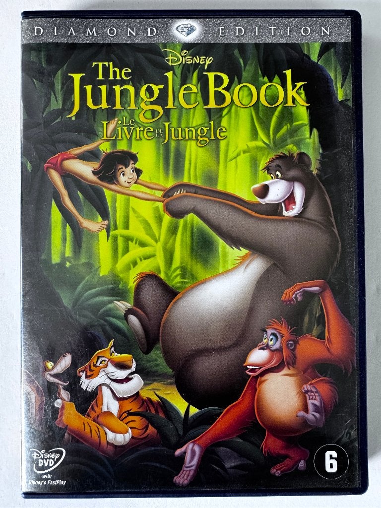 The Jungle Book, Cd's en Dvd's, Ophalen of Verzenden, Zo goed als nieuw, Europees, Animatie