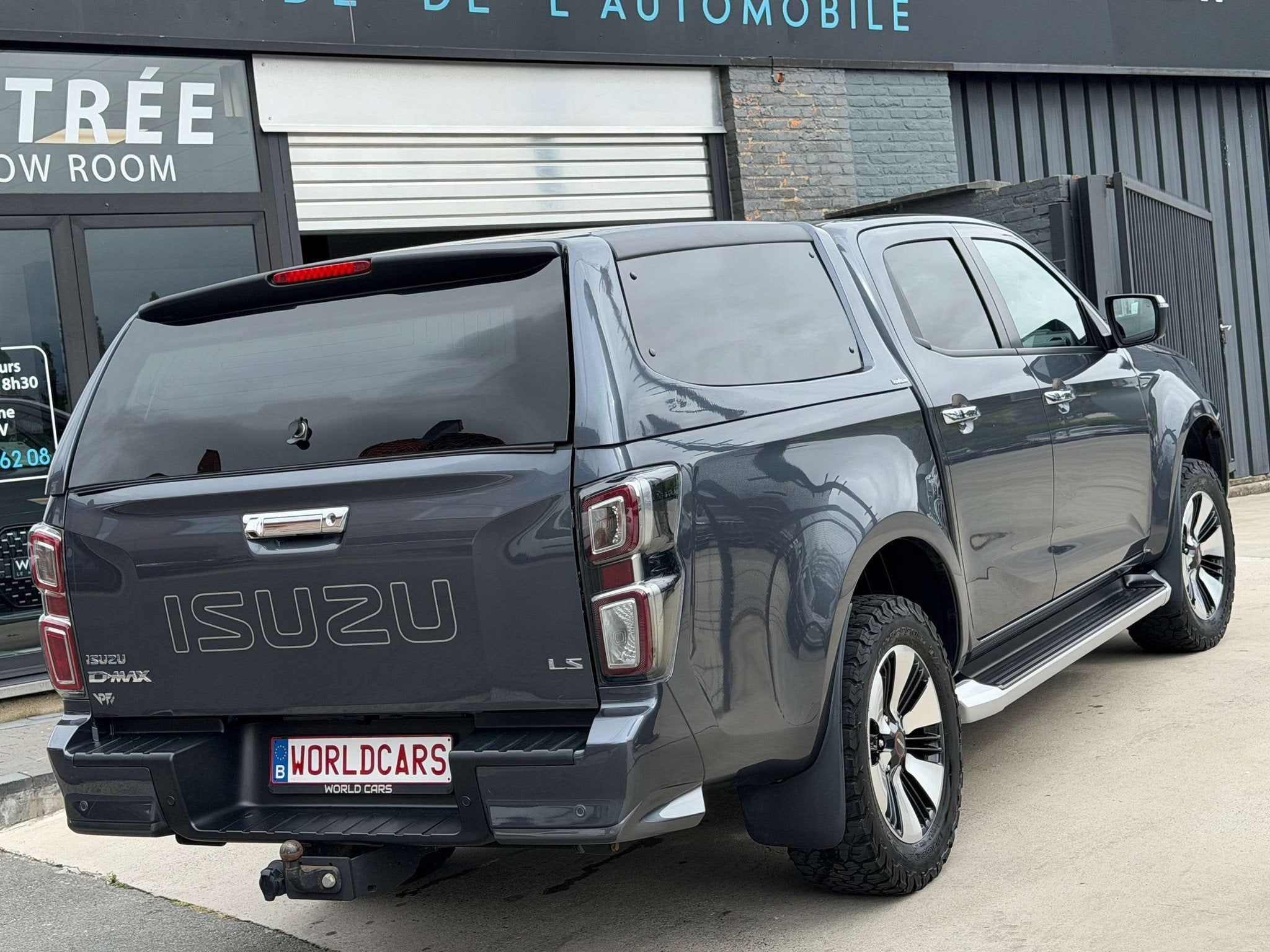 Isuzu D-max D-Max 1.9 Turbo D 4WD TVAC/BTV*IN - HARD TOP - C, Auto's, Automaat, 4 deurs, Gebruikt, Zwart