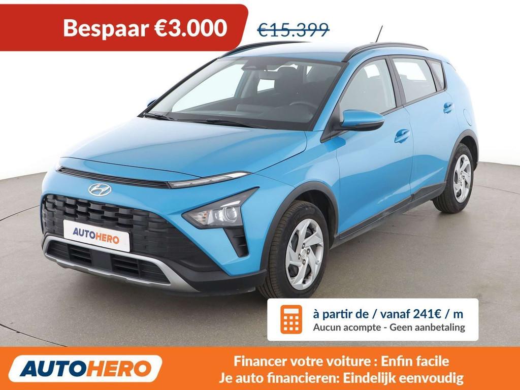Hyundai Bayon 1.2 Pure 2WD (bj 2022), Auto's, Hyundai, Te koop, Bayon, ABS, Adaptive Cruise Control, Airbags, Airconditioning