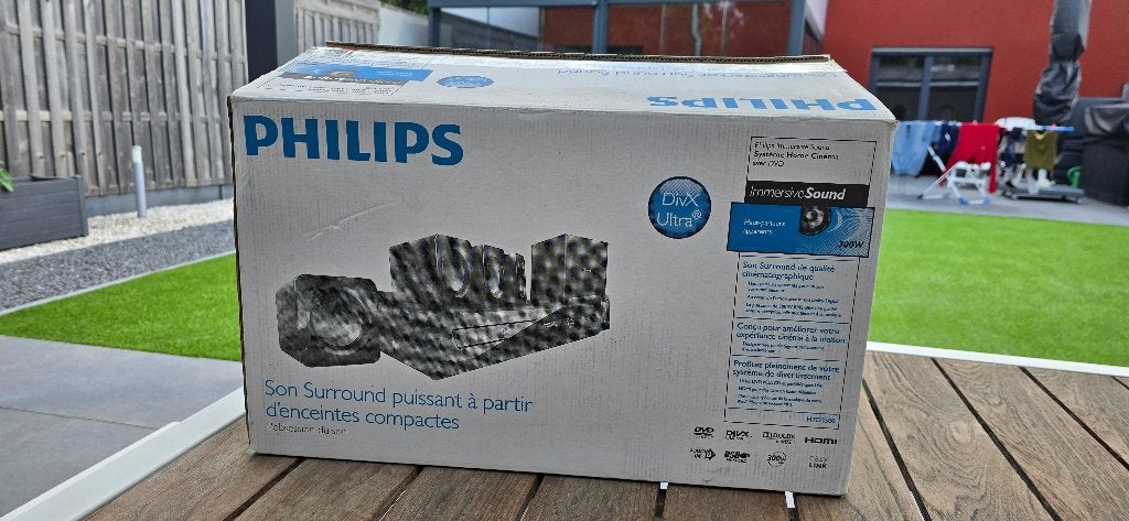 Philips surround systeem 300w, TV, Hi-fi & Vidéo, Ensembles home-cinéma, Philips, Comme neuf, Enlèvement, 70 watts ou plus