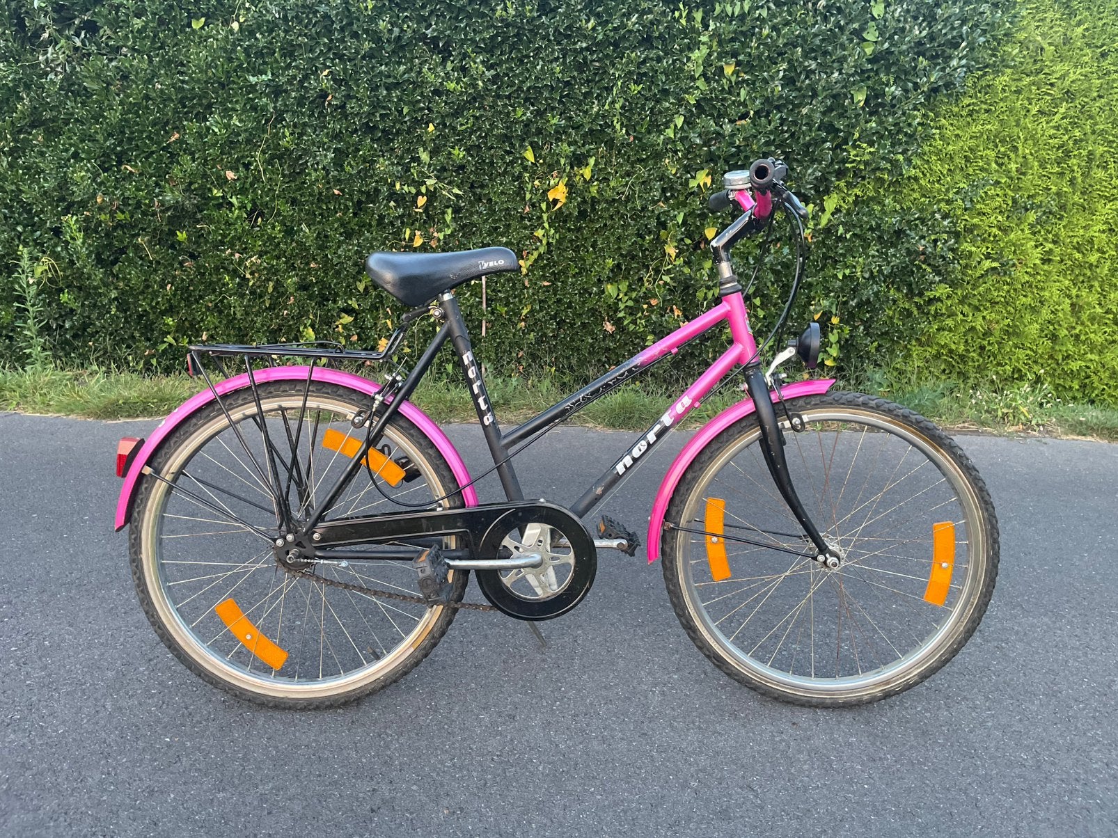 Norta meisjesfiets 24” 1992, Fietsen en Brommers, Fietsen | Meisjes, Ophalen, Velgrem, Versnellingen, Gebruikt
