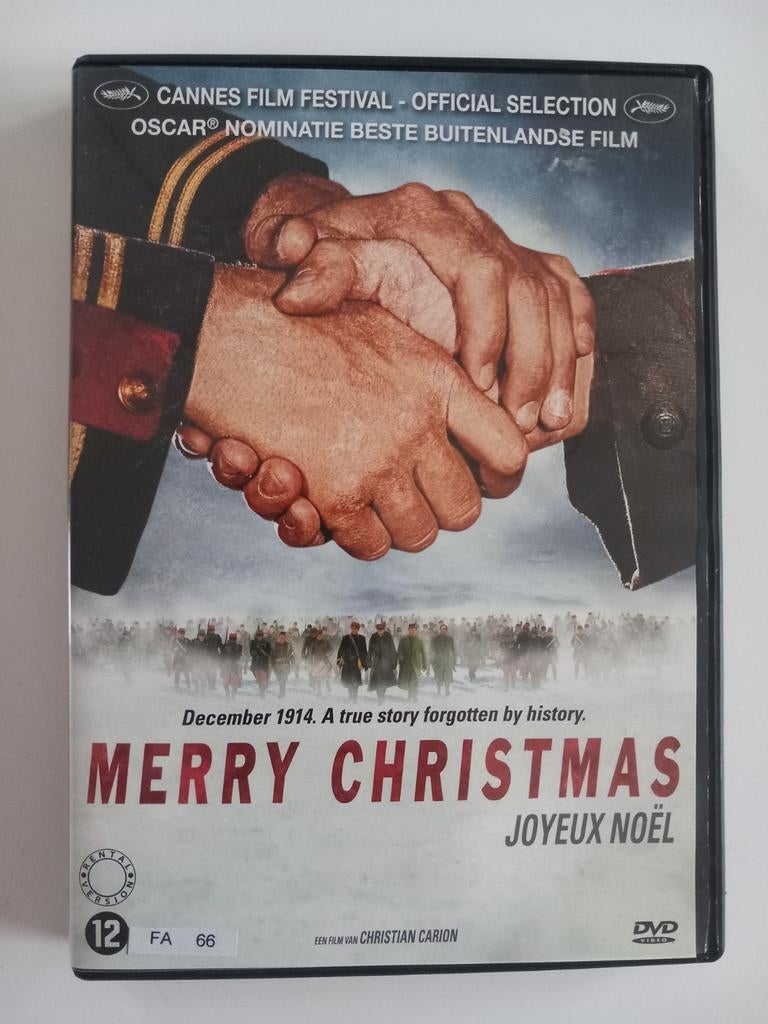 Dvd Merry Christmas/Joyeux Noel (Oorlogsfilm) AANRADER, Ophalen of Verzenden, Oorlog