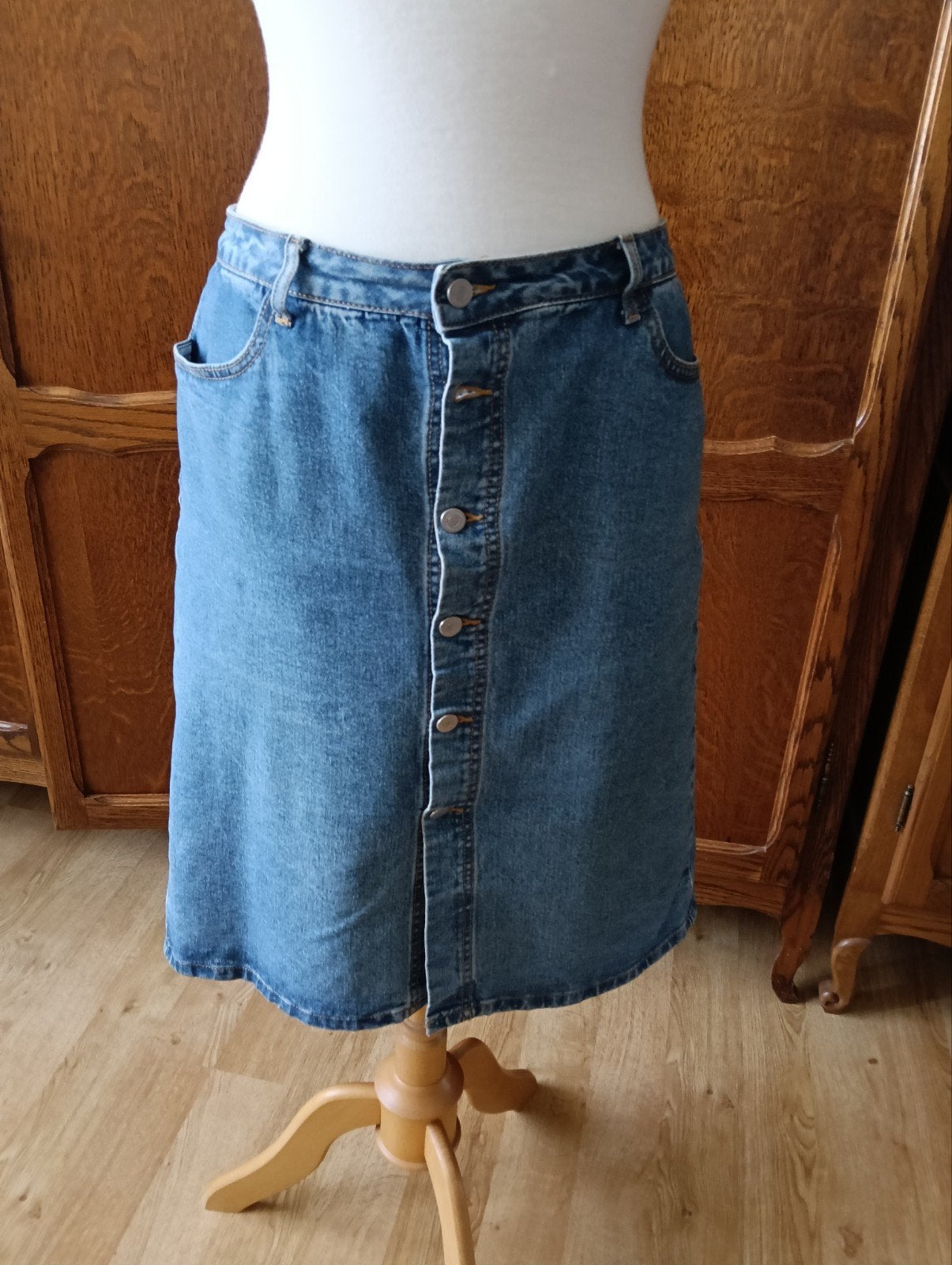 Dames jeans rok, Taille 42/44 (L), Enlèvement ou Envoi, Vila, Comme neuf