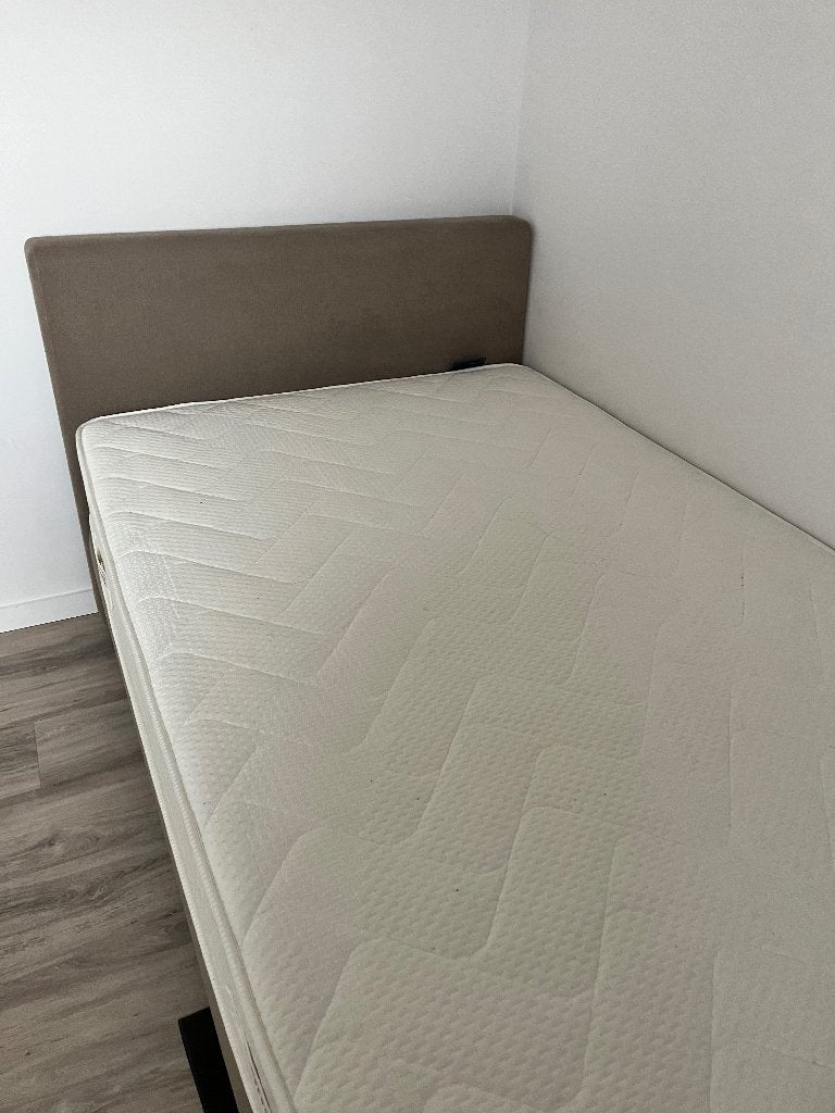 Bed twijfelaar, Huis en Inrichting, Ophalen, Gebruikt, 210 cm, Twijfelaar