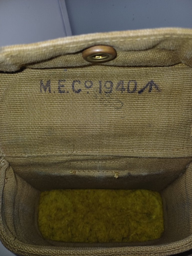 militaria WW2/ GB WD SACOCHE JUMELLES, Collections, Enlèvement ou Envoi, Armée de terre, Autres types