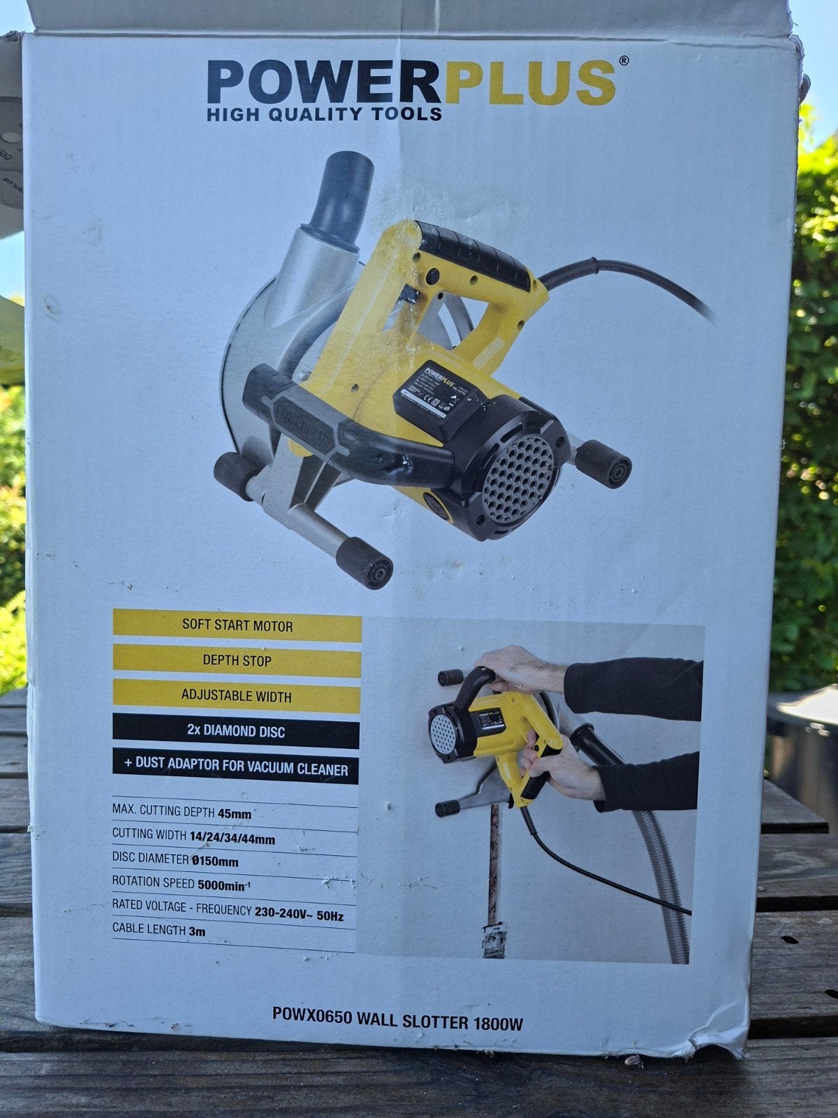 Muur sleuf machine 1800W van Power Plus, Doe-het-zelf en Bouw, Ophalen