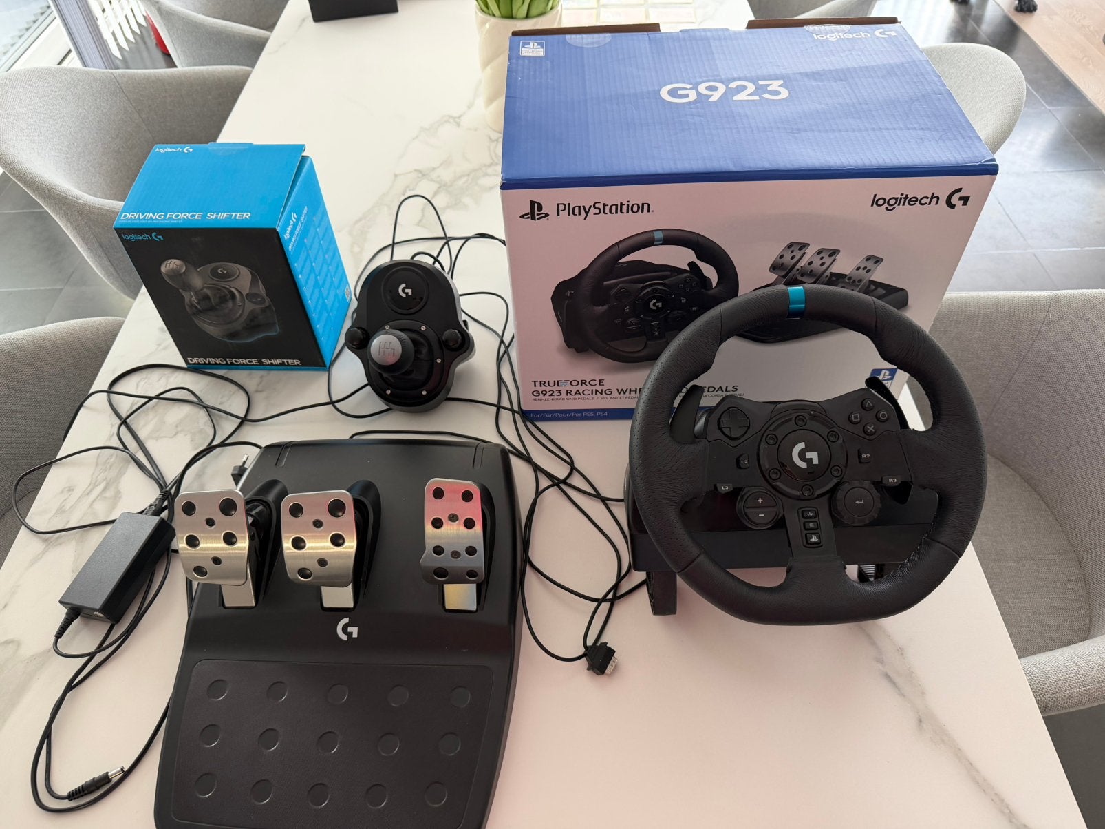 Logitech stuur G923 eb shifter, Games en Spelcomputers, Ophalen of Verzenden, Zo goed als nieuw
