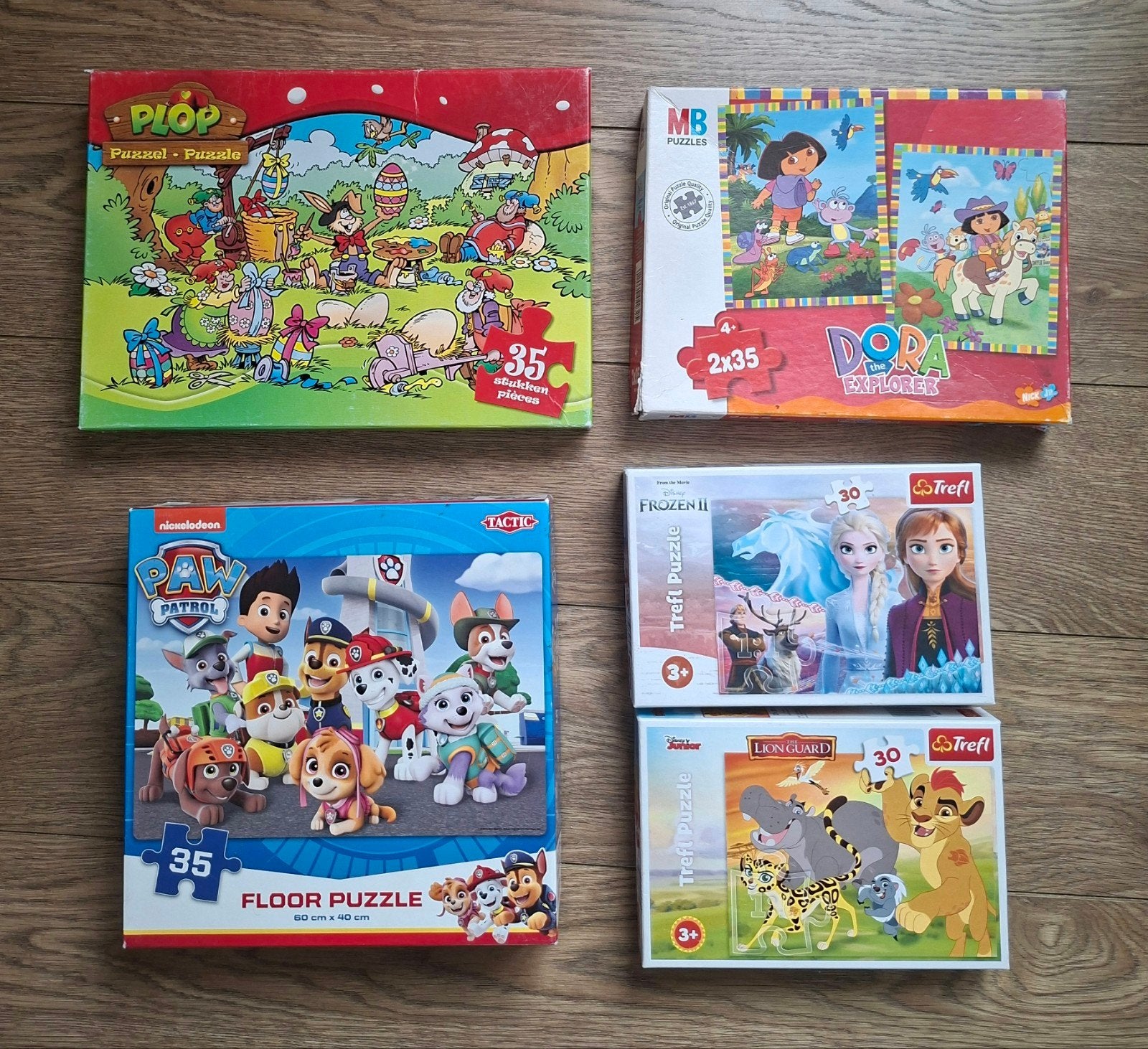 Puzzels (Plop, Paw Patrol, Dora, Disney), Kinderen en Baby's, Speelgoed | Kinderpuzzels, Ophalen