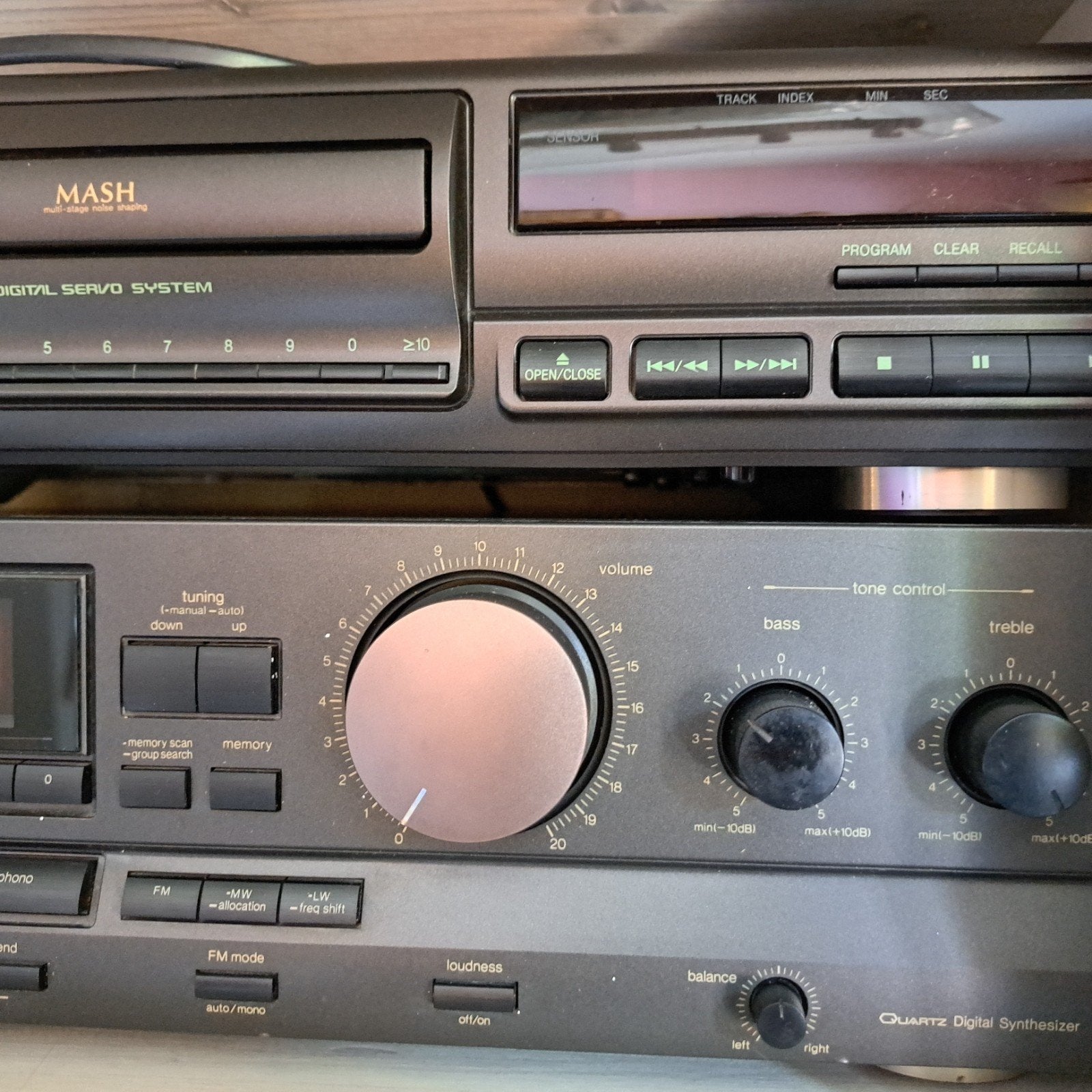 Technics receiver SA-GX100L & CD speler, Ophalen of Verzenden