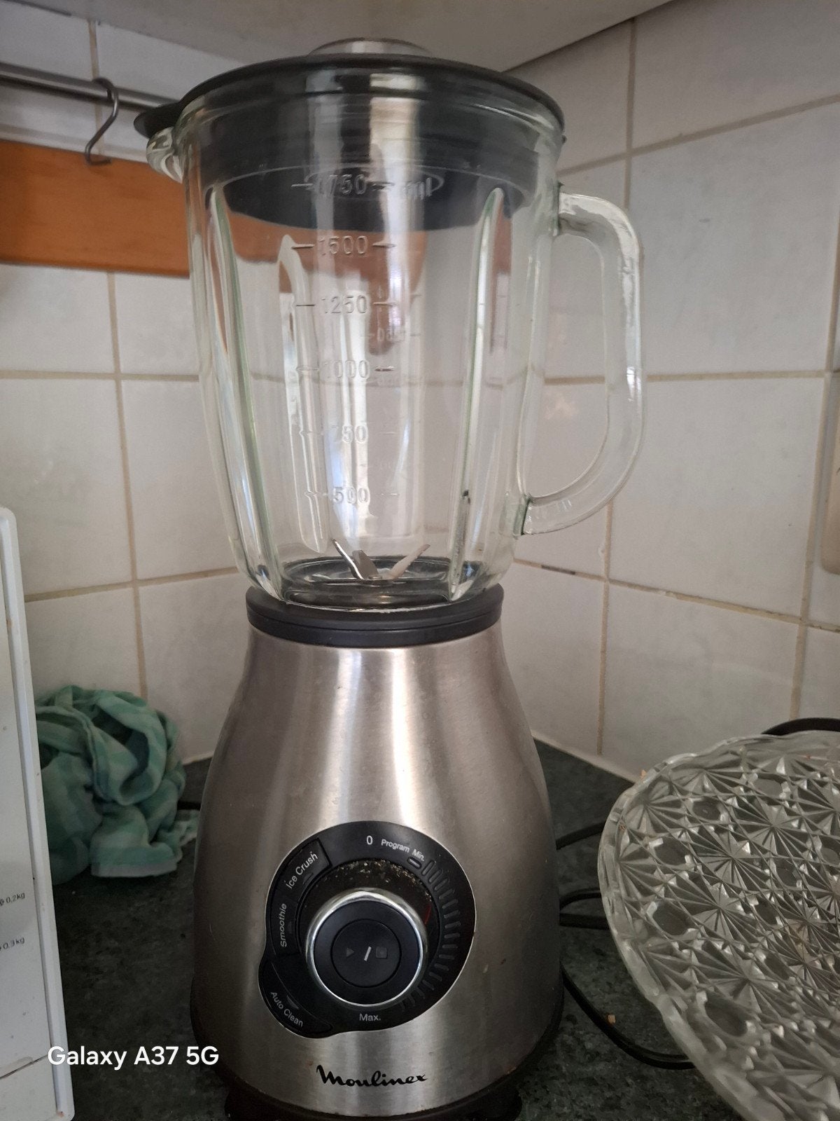 Moulinex blender 1. 750 l ice cush functie automatic schoonm, Ophalen of Verzenden, Blender